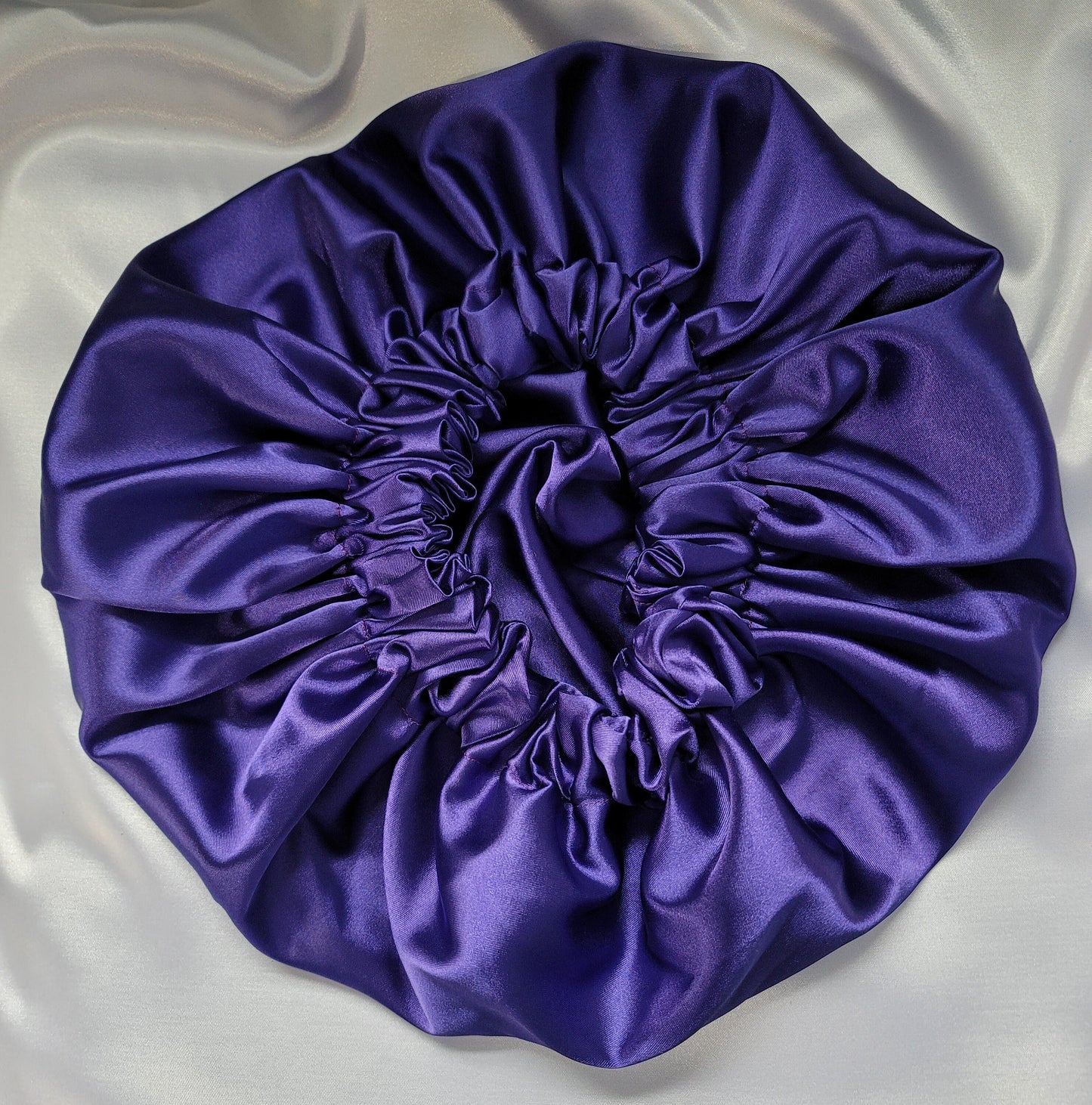 Purple Charmeuse Satin Bonnet - LOVENCOLR