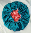 DUO COLRS REVERSIBLE Charmeuse Satin Hair Bonnet. Colr Options Available