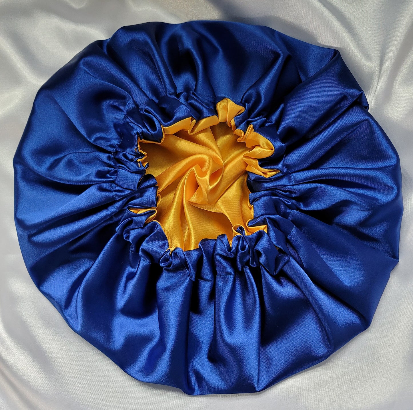 DUO COLRS REVERSIBLE Charmeuse Satin Hair Bonnet. Colr Options Available - LOVENCOLR